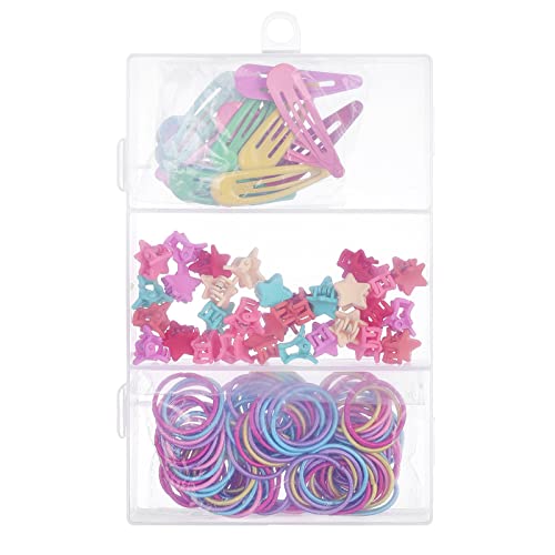 Set Zubehör Mädchen Clips Farbe Candy Kombination 140/150PC Kopfschmuck Prom Schmuck Sets Silber Schmetterling Haarspangen (Color : B)