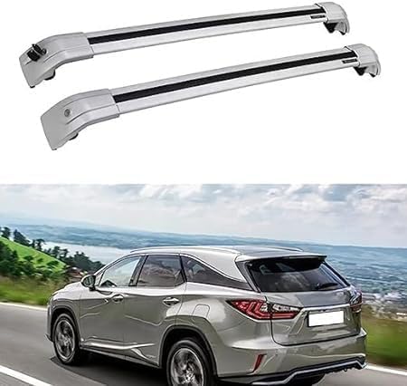 2 Stück Dachträger für Lexus RXL SUV 2018 2019 2020, Dachgepäckträger Dachboxen Gepäckträger Querträger Fahrradträger Auto Zubehör