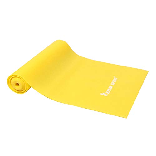 LIUJUAN Widerstandsbänder 2M Yoga Resistance Bands Fitness Natürliche Spannung Gesundheit Elastische Übung Sport Körper Latex Stretching Belt Pull Strap Bands-Gelb （15Lbs）