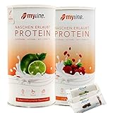 Myline Doppelpack Protein Eiweißshake + 3 Proteinriegel (ButtermilchLimette-Cranberry)