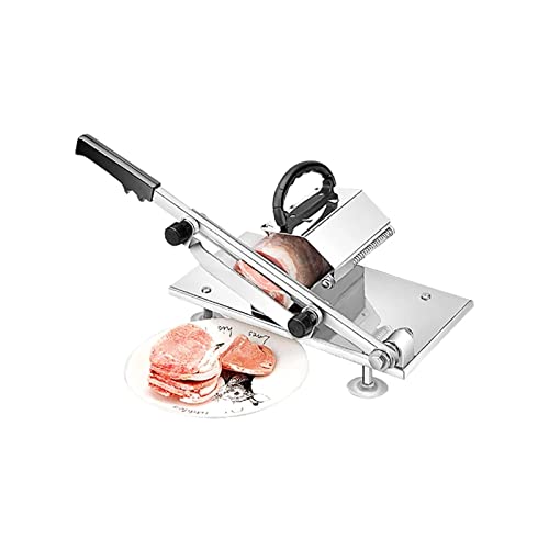Manuelle Fleischschneidemaschine Slicer Home Meat Machine Commercial Fat Hammel Roll Gefrorener Fleischwolf Hobelmaschine Für Home Kitchen