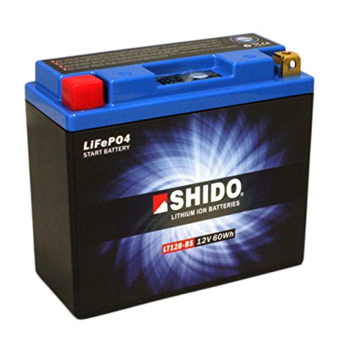 Batterie Shido Lithium LT12B-BS / YT12B-BS, 12V/10AH (Maße: 150x69x130) für Ducati 1100 Monster EVO Baujahr 2012