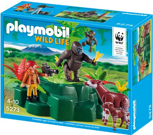 Playmobil 5273 - WWF-Zoologin bei Okapis und Gorillas