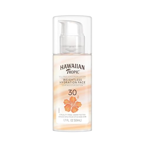 Hawaiian Tropic Silk Hydration Face Lotion SPF 30, 1,7 Unze