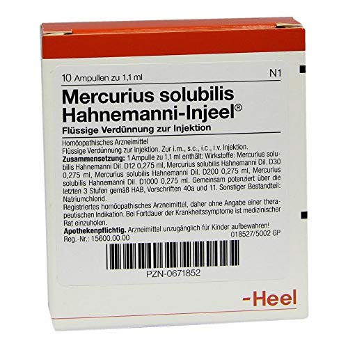 Mercurius Solubilis Injeel Hahnemanni Ampullen