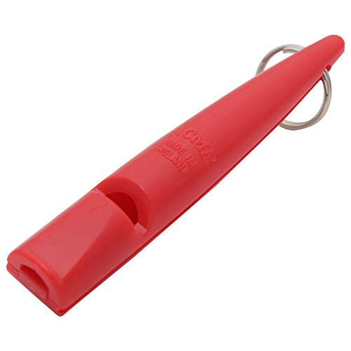 (6 Pack) Acme Model 211.5 Plastic Dog Whistle Carmine Red for Dogs