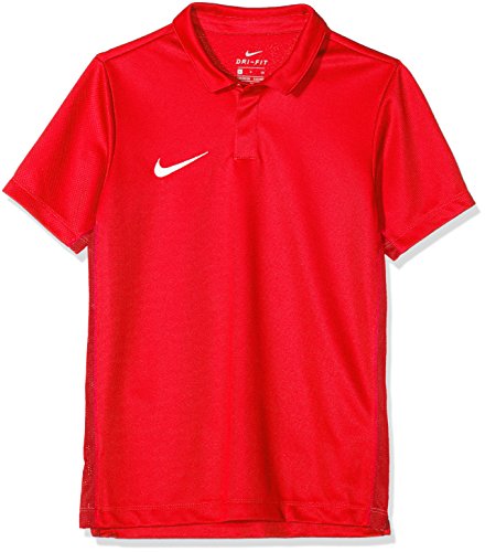 Nike Kinder Dry Academy18 Football Polo Shirt, Rot (University Red/Gym Red/White/657), Gr. S