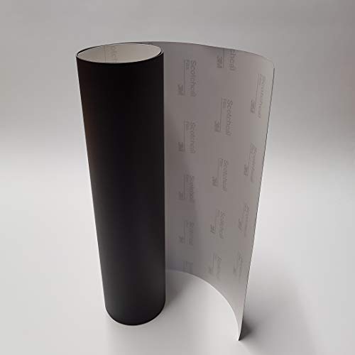 folien-zentrum (40,98€/m²) 3M Gravel Resistant Film F506 Lackschutzfolie schwarz 0,440mm 122 x 50 cm Folie