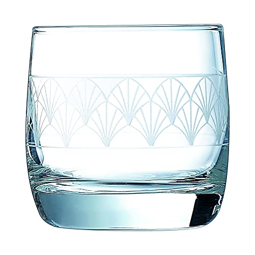 Luminarc Whiskyglas Paradisio, (Set, 4 tlg.), Glas, in Pantographie-Optik