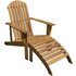 GARDEN PLEASURE Adirondack Chair »Harper«, Eukalyptusholz, inkl. Auflage - braun