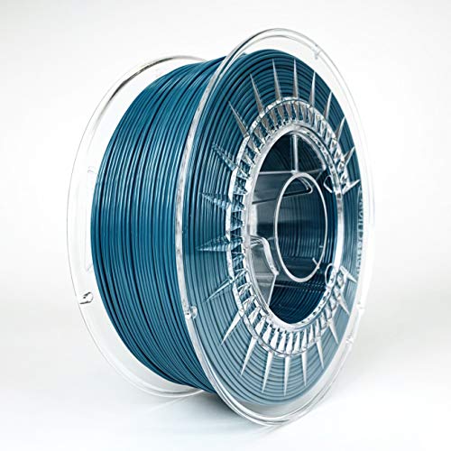 PETG – Ocean Blue - Ozean Blau 1kg | Devil Design | 1.75mm | 3D Druck Filament | für Anfänger und Fortgeschrittene | Top Haftung | wenig Stringing | leicht zu drucken | verzugsarm und geruchslos