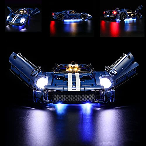 für Lego 42154 Technic Ford GT 2022 LED Beleuchtung Licht Set, Beleuchtungsset Kompatibel mit Lego 42154(Nicht Enthalten Modell)