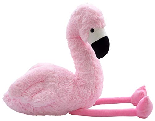 Wagner 9088 - Riesen Plüschtier XXL Plüsch Flamingo - 92 cm Gross in rosa-pink Kuscheltier Vogel