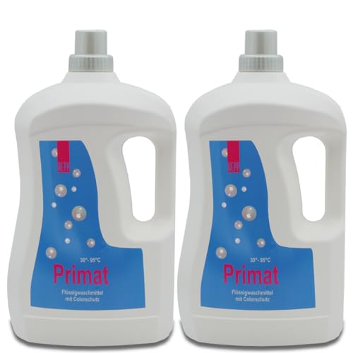 Hepp GmbH & Co KG - Primat Vollwaschmittel-Konzentrat flüssig 6000 ml (2 x 3000 ml Henkelflasche) 170 WL