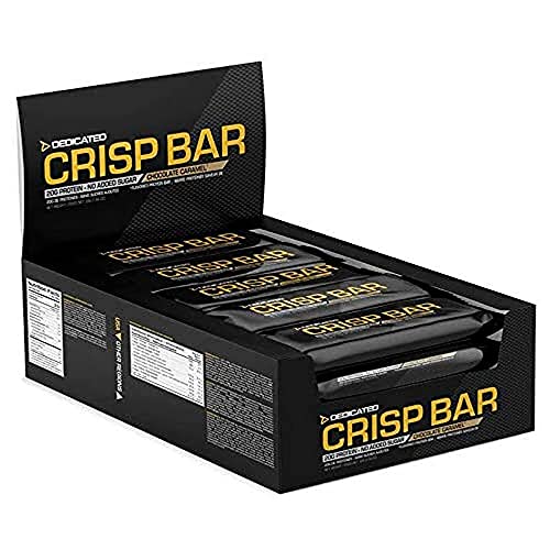 Dedicated Nutrition Crisp Bar Proteinriegel Eiweißriegel Whey 15x55g (White Choco Peanutbutter)