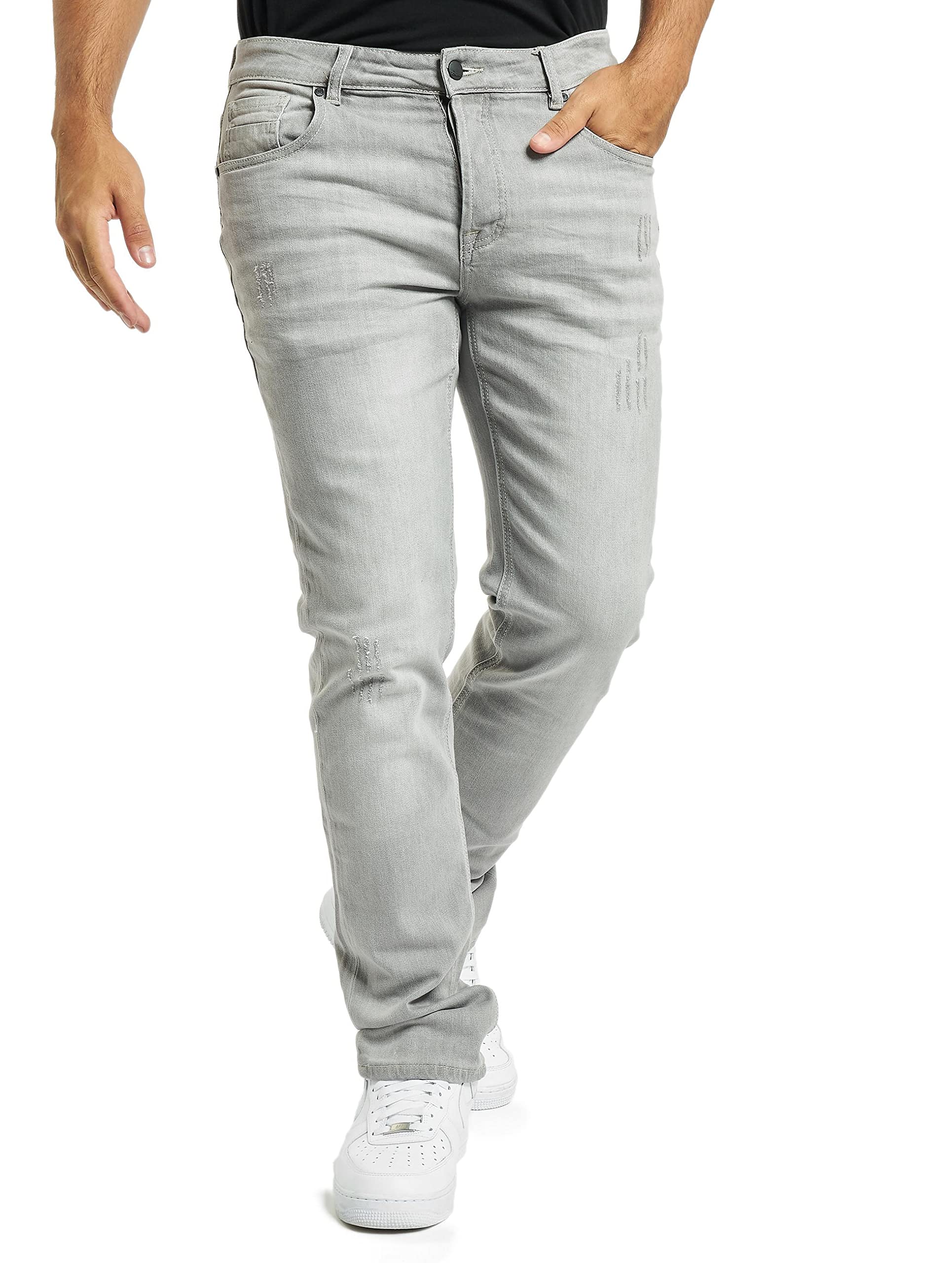 Brandit Herren localization_b0756w925x Jeans, Grey-denim, 38W / 32L EU