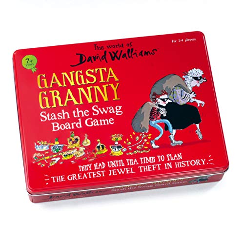 The World of David Walliams 6865 Gangsta Granny Board Game, Red