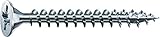 SPAX Universalschraube, 3,5 x 25 mm, 1000 Stück, Kreuzschlitz Z2, Senkkopf, Vollgewinde, 4CUT, WIROX A3J, 1081010350255
