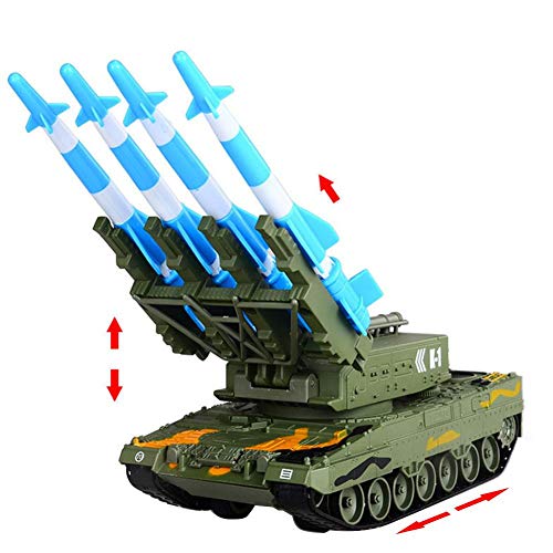 Zerodis Lenkwaffenwerfers Modell im Maßstab 1:64 Aluminium Druckguss Panzer für militärische Konfrontation für Kinder