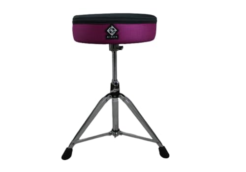 Dixon PSN-902 Round Throne Gray/Purple Mesh Top