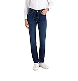 MAC Damen Slim Jeans (Schmales Bein) Angela, Blau (Dark Blue D845), 44-34L