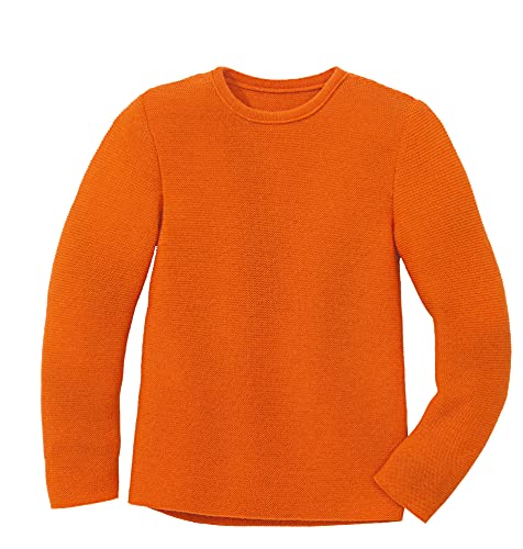 Disana Linksstrick-Pullover Orange Gr. 122/128