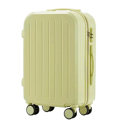 POCHY praktisch Koffer Koffer mit Rollen, tragbares Gepäck, große Aufbewahrungskapazität, Hartschalen-Koffer, Sicherheits-Zahlenschloss, Handgepäck leicht zu bewegen