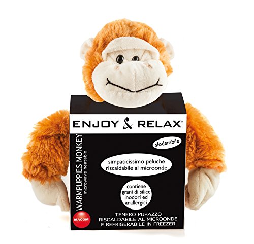 MACOM Enjoy & Relax 925 Warmpuppies Monkey Affe, mikrowellengeeignet und gefriergeeignet