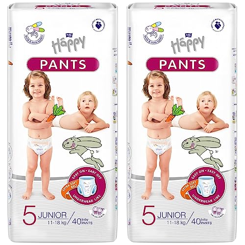 bella baby Happy Pants Gr.5 Junior 11-18 kg 2 x 40 Stück