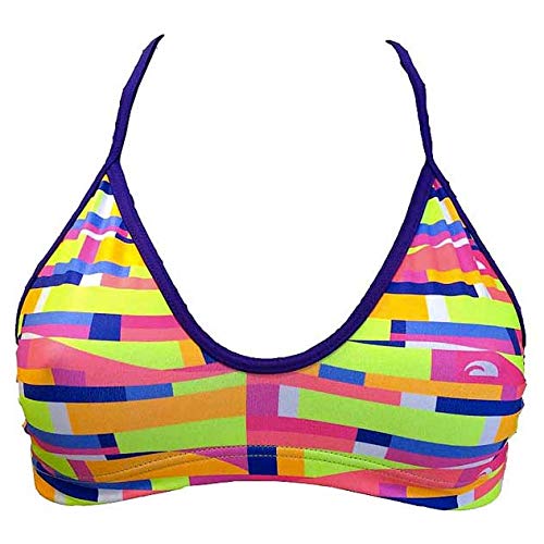 Turbo Damen Colorwaves Bikini-Unterteile, Multicolore, Medium