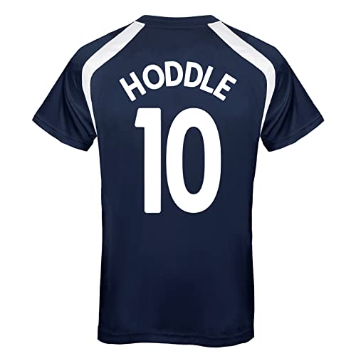Tottenham Hotspur - Jungen Trainingstrikot aus Polyester - Offizielles Merchandise - Geschenk für Fußballfans - Dunkelblau Hoddle 10-10-11 Jahre