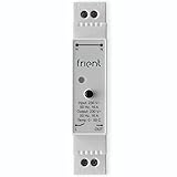 frient Smart DIN Relay | Ferngesteuertes An/Ausschalten | Eingebaute Strommessung | 16A Dauerlast | Normale Hutschienenbefestigung | Zigbee | Funktioniert mit Homey und SmartThings