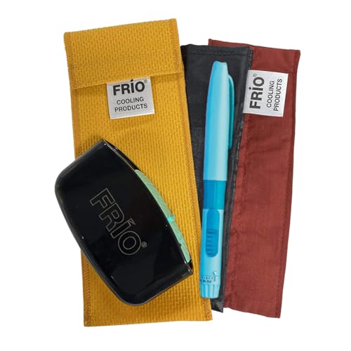 FRIO Kühltasche für 1 Pen, mit NYLON INNER Tasche, mit MySharps für gebrauchte Nadeln (TERRA COTTA)