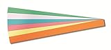 50 Bezeichnungsstreifen zur individuellen Beschriftung der Einstecktafel, diverse Farben