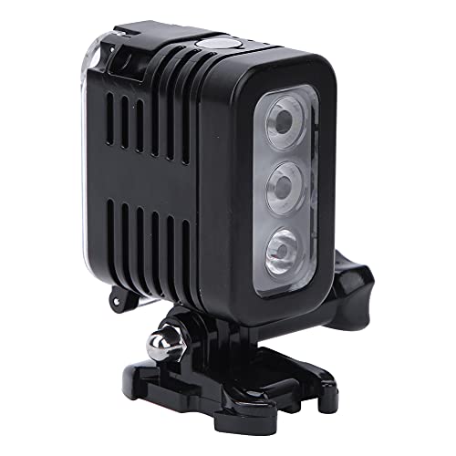 Qinlorgo Diving Light, USB-Akku wasserdichte 30m LED-Videolampe Unterwassertauchen Fill Light für Sports Camera