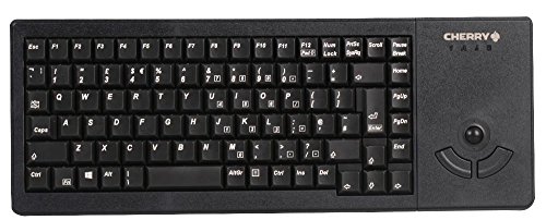 G84-5400 USB Trackball Tastatur, Computer Anschluss USB, Tastatur Farbe schwarz, Tastaturgröße kompakt, Cherry Xs, Tastaturgröße kompakt, Tastaturlayout QWERTY