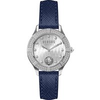 Versus by Versace Armbanduhr Lederarmband blau VSP261119