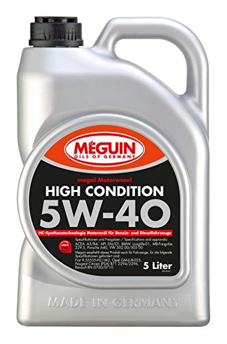 Meguin 3198 Megol Motoröl High Condition SAE 5W-40, 5 L