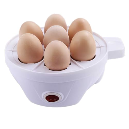Eierkocher 350 W mit 7 Sitzplätzen, Mini-Eierkocher mit Messbecher und herausnehmbarer Schale, automatische Abschaltfunktion