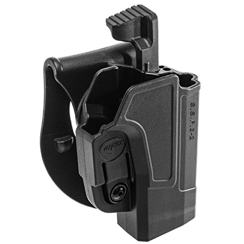 ORPAZ Defense Level 2 retention Tactical Thmub release safety Holster, Tention adjustment, Rotating 360 ROTO paddle for Sig Sauer p320/ P250 Full Size and Compact