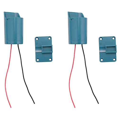 Kunyi 2 x Adapter geeignet für Adapter 10,8 – 12 V Basisadapter für Batterie-Stromanschluss mit 14 AWG Anschluss