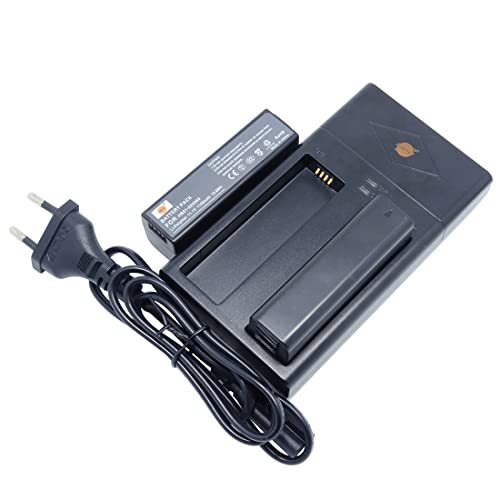 DSTE（2 Pack） Ersatz Batterie + Reise Ladegerät kompatibel mit DJI OSMO Handheld PTZ Fully Stabilized 4K 12MP X3 X5 X5R Kamera