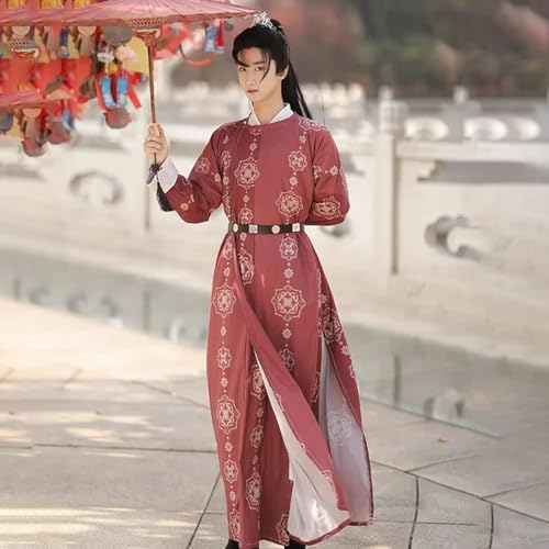 AJOHBM Herren Tang-Dynastie Cosplay alte chinesische Kleidung verbesserte Robe Traditionelle Kleidung Bühnenkostüm