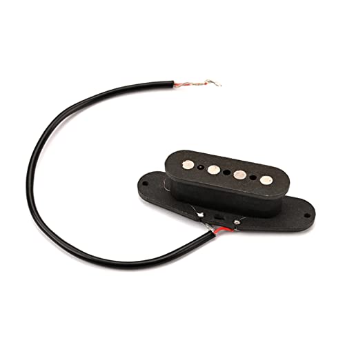 GMB520 Single Coil Gitarren-Tonabnehmer, Faserspule, hervorragende Leitfähigkeit für 4-saitige Bass/Box-Gitarrenzubehör, Einzelspulen-Tonabnehmer, 4 Saiten, einfach zu installieren, für
