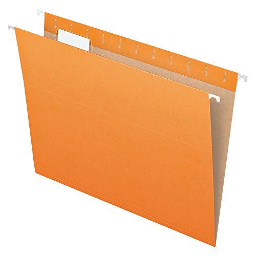 Pendaflex Hängemappen aus Recycling, Briefgröße, orange, 1/5 Schnitt, 25/BX (81607)