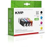 KMP Tinte ersetzt Canon CLI-551 Kompatibel Kombi-Pack Photo Schwarz, Cyan, Magenta, Gelb C90V 1520,0050