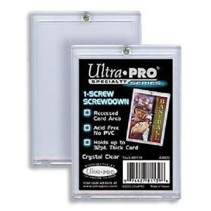 5 Ultra Pro 1 Schraubenhalter – passt bis zu 32pt Karten – 5 einzeln versiegelte Becherhalter
