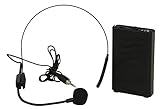 Ibiza - PORTHEAD12 - Drahtloses VHF 203,5MHz Headset-Mikrofon für PORT12VHF-BT und PORT15VHF-BT