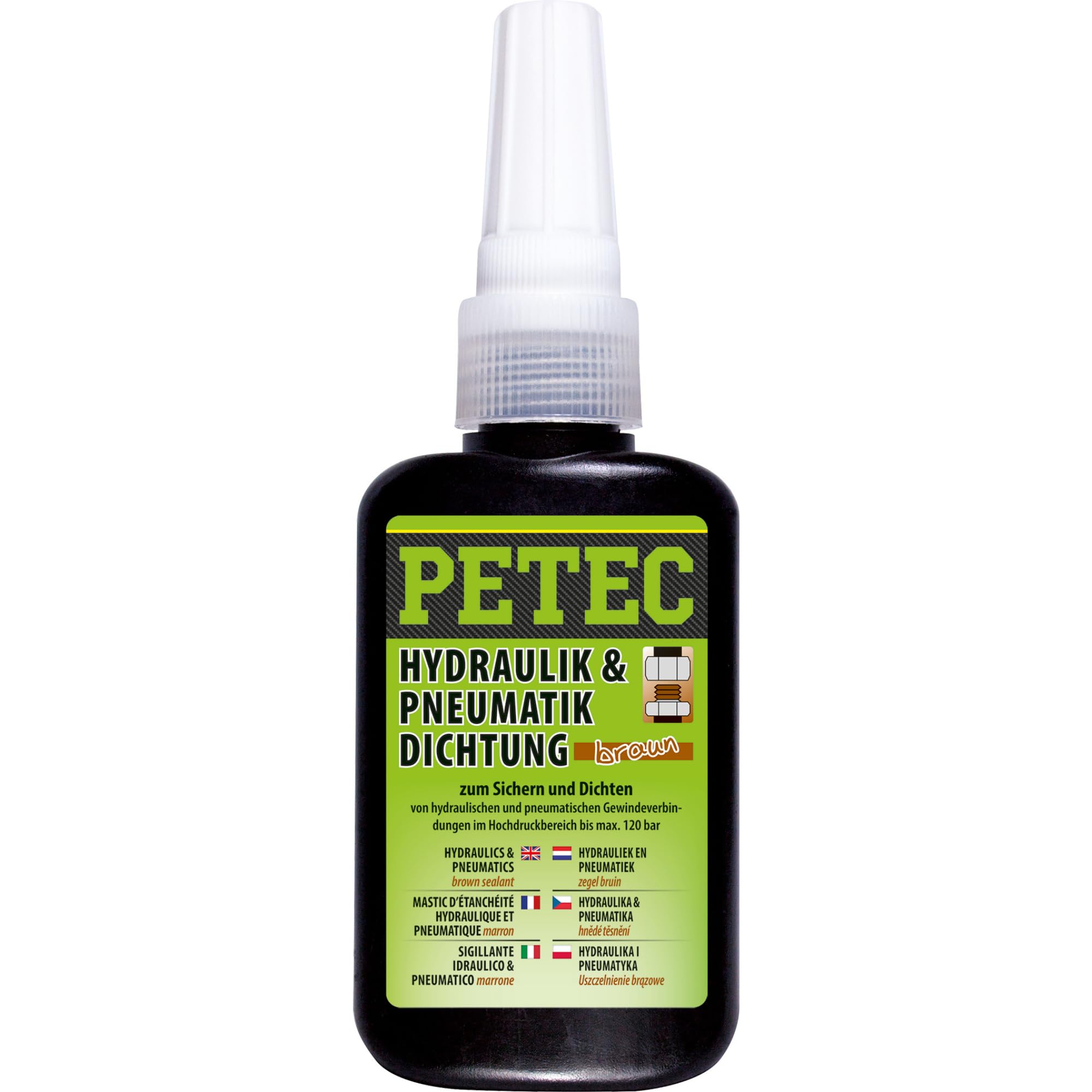 Petec 90550 Hydraulik und Pneumatikdichtung, 50 ml