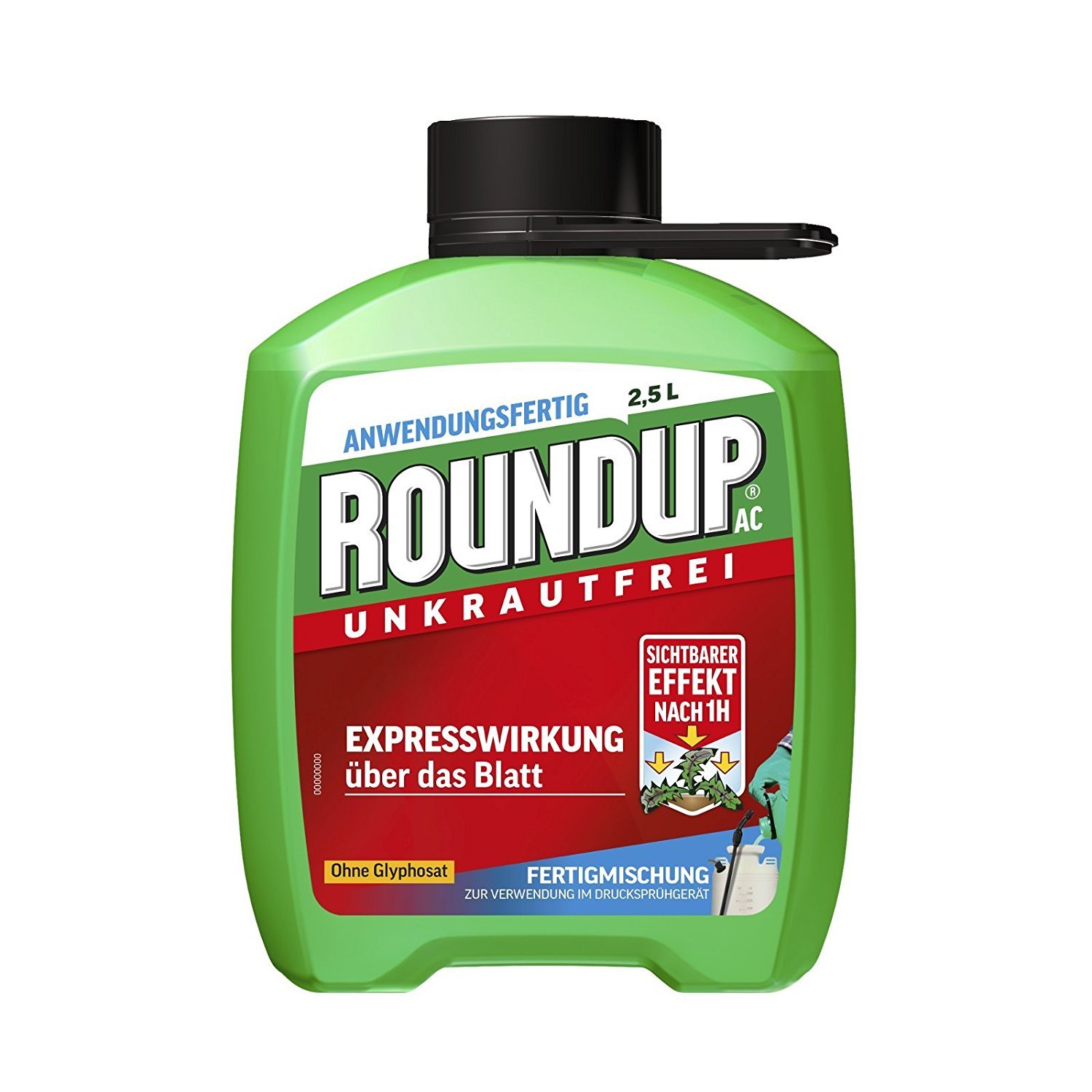 Roundup AC Unkrautfrei Nachfüllflasche 2,5 l AF - ohne Glyphosat